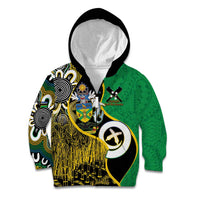Australian South Sea Islanders National Recognition Day Kid Hoodie Solomon Islands And Vanuatu Culture LT14 Zip Hoodie Black - Polynesian Pride