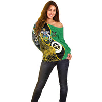 Australian South Sea Islanders National Recognition Day Off Shoulder Sweater Solomon Islands And Vanuatu Culture LT14 - Polynesian Pride