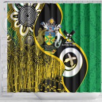Australian South Sea Islanders National Recognition Day Shower Curtain Solomon Islands And Vanuatu Culture LT14 - Polynesian Pride