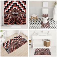 Aotearoa Tapuika Bathroom Set Maori Iwi Poutama Puhoro Tattoo LT14 - Polynesian Pride