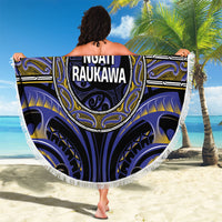 Aotearoa Ngati Raukawa Beach Blanket Maori Iwi Poutama Puhoro Tattoo LT14 - Polynesian Pride