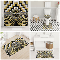 Aotearoa Ngati Tama Bathroom Set Maori Iwi Poutama Puhoro Tattoo LT14 - Polynesian Pride