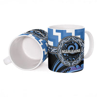 Aotearoa Ngaruahine Personalised Ceramic Mug Maori Iwi Poutama Puhoro Tattoo LT14 - Polynesian Pride