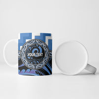 Aotearoa Ngaruahine Personalised Ceramic Mug Maori Iwi Poutama Puhoro Tattoo LT14 - Polynesian Pride