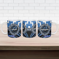 Aotearoa Ngaruahine Personalised Ceramic Mug Maori Iwi Poutama Puhoro Tattoo LT14 - Polynesian Pride