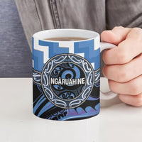 Aotearoa Ngaruahine Personalised Ceramic Mug Maori Iwi Poutama Puhoro Tattoo LT14 - Polynesian Pride