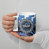 Aotearoa Ngaruahine Personalised Ceramic Mug Maori Iwi Poutama Puhoro Tattoo LT14 - Polynesian Pride