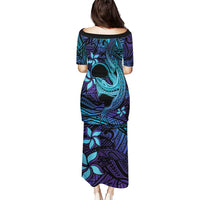 Nukuoro Atoll Puletasi Polynesian Shark Tattoo Purple Gradient Vibes