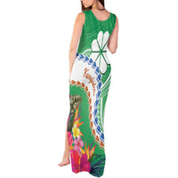 Marshall Islands Kwajalein Atoll Tank Maxi Dress Curves Polynesian Mix Tropical Flowers LT14 - Polynesian Pride