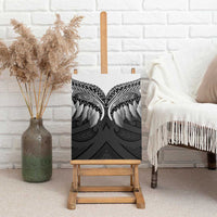 Poutama Korowai New Zealand Canvas Wall Art Aotearoa Maori Tattoo - Polynesian Pride