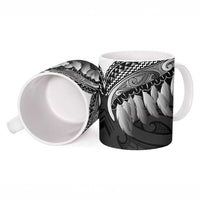 Poutama Korowai New Zealand Ceramic Mug Aotearoa Maori Tattoo - Polynesian Pride