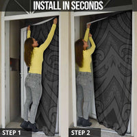 Poutama Korowai New Zealand Door Cover Aotearoa Maori Tattoo LT14 - Polynesian Pride