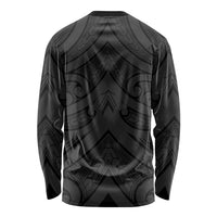 Poutama Korowai New Zealand Long Sleeve Shirt Aotearoa Maori Tattoo LT14 - Polynesian Pride