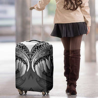 Poutama Korowai New Zealand Luggage Cover Aotearoa Maori Tattoo - Polynesian Pride