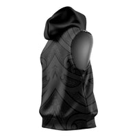 Poutama Korowai New Zealand Sleeveless Hoodie Aotearoa Maori Tattoo LT14 - Polynesian Pride