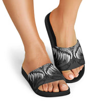 Poutama Korowai New Zealand Slide Sandals Aotearoa Maori Tattoo LT14 - Polynesian Pride