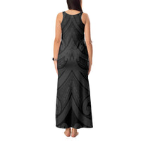 Poutama Korowai New Zealand Tank Maxi Dress Aotearoa Maori Tattoo LT14 - Polynesian Pride