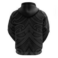 Poutama Korowai New Zealand Zip Hoodie Aotearoa Maori Tattoo LT14 - Polynesian Pride
