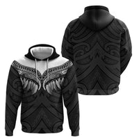 Poutama Korowai New Zealand Zip Hoodie Aotearoa Maori Tattoo LT14 - Polynesian Pride