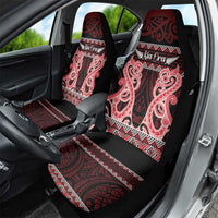 Kia Ora New Zealand Car Seat Cover Maori Language Week Whero Taniko Motif LT14 - Polynesian Pride