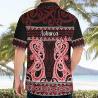 Kia Ora New Zealand Hawaiian Shirt Maori Language Week Whero Taniko Motif LT14 - Polynesian Pride