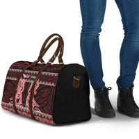 Kia Ora New Zealand Travel Bag Maori Language Week Whero Taniko Motif LT14 - Polynesian Pride