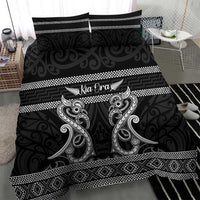 Kia Ora New Zealand Bedding Set Maori Language Week Pango Taniko Motif - Polynesian Pride