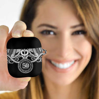 Kia Kaha Te Reo Maori New Zealand AirPods Case 50th Anniversary Ake Ake Ake LT14 - Polynesian Pride