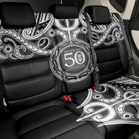 Kia Kaha Te Reo Maori New Zealand Back Car Seat Cover 50th Anniversary Ake Ake Ake LT14 - Polynesian Pride