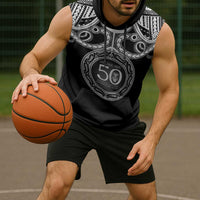 Kia Kaha Te Reo Maori New Zealand Sleeveless Hoodie 50th Anniversary Ake Ake Ake - Polynesian Pride