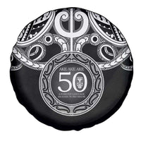 Kia Kaha Te Reo Maori New Zealand Spare Tire Cover 50th Anniversary Ake Ake Ake LT14 - Polynesian Pride