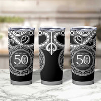 Kia Kaha Te Reo Maori New Zealand Tumbler Cup 50th Anniversary Ake Ake Ake LT14 - Polynesian Pride