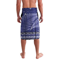 Kiwi New Zealand Christmas Lavalava Meri Kirihimete Silver Fern - Blue Color LT14 - Polynesian Pride