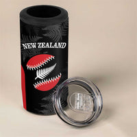 Personalised New Zealand Silver Fern Softball 4 in 1 Can Cooler Tumbler Go Aotearoa LT14 - Polynesian Pride