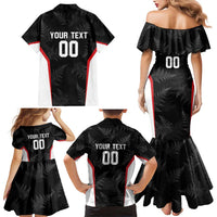 Custom New Zealand Silver Fern Softball Family Matching Mermaid Dress and Hawaiian Shirt Go Aotearoa LT14 - Polynesian Pride