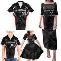 Custom New Zealand Silver Fern Softball Family Matching Puletasi and Hawaiian Shirt Go Aotearoa LT14 - Polynesian Pride