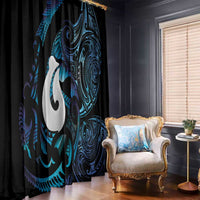Hei Matau New Zealand Matariki Window Curtain NZ Fish Hook Maori Art