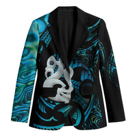 Manaia New Zealand Matariki Blazer NZ Paua Shell Maori Art