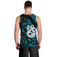 Manaia New Zealand Matariki Men Tank Top NZ Paua Shell Maori Art
