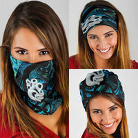 Manaia New Zealand Matariki Neck Gaiter NZ Paua Shell Maori Art