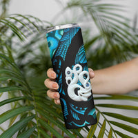 Manaia New Zealand Matariki Skinny Tumbler NZ Paua Shell Maori Art LT14 - Polynesian Pride