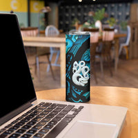 Manaia New Zealand Matariki Skinny Tumbler NZ Paua Shell Maori Art LT14 - Polynesian Pride