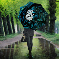 Manaia New Zealand Matariki Umbrella NZ Paua Shell Maori Art