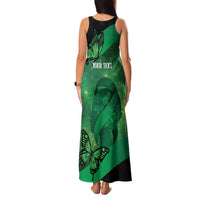 Personalised World Mental Health Awareness Month Family Matching Tank Maxi Dress and Hawaiian Shirt Warriors Brave Strong Galaxy Vibes LT14 - Polynesian Pride