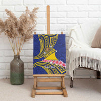 Personalised Tokelau Tokehega Day Canvas Wall Art Tokelauan Tatau Flag Color LT14 - Polynesian Pride