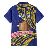 Personalised Tokelau Tokehega Day Family Matching Off Shoulder Maxi Dress and Hawaiian Shirt Tokelauan Tatau Flag Color LT14 - Polynesian Pride
