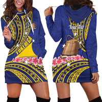 Personalised Tokelau Tokehega Day Hoodie Dress Tokelauan Tatau Flag Color LT14 - Polynesian Pride