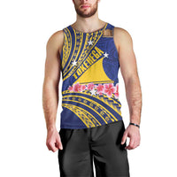 Personalised Tokelau Tokehega Day Men Tank Top Tokelauan Tatau Flag Color LT14 - Polynesian Pride