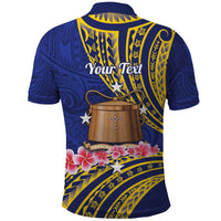 Personalised Tokelau Tokehega Day Polo Shirt Tokelauan Tatau Flag Color LT14 - Polynesian Pride