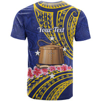 Personalised Tokelau Tokehega Day T Shirt Tokelauan Tatau Flag Color LT14 - Polynesian Pride